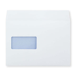 162x229 mm (C5) Witte Envelop