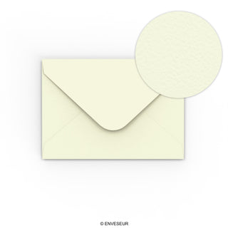 Ivoorkleurige Envelop met Hamerslagstructuur 114x162 mm (C6)