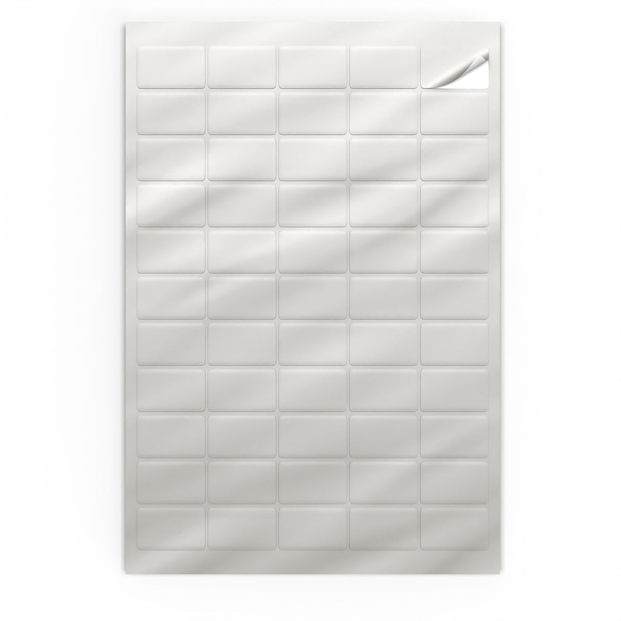 Rechthoekige zelfklevende etiketten