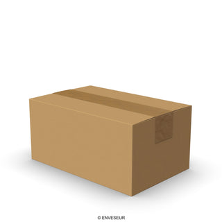 Kartonnen verzenddoos met flappen 230x120x105 mm