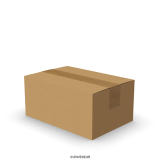 Kartonnen verzenddoos met flappen 230x120x105 mm