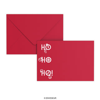 Kerstenvelop HO HO HO