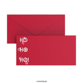 Kerstenvelop HO HO HO
