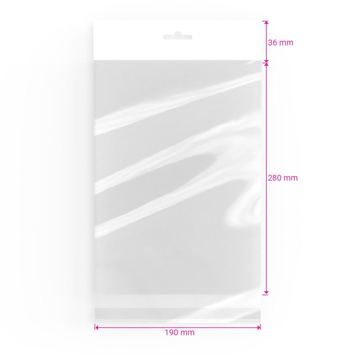 Cello Zakjes met Header OPP