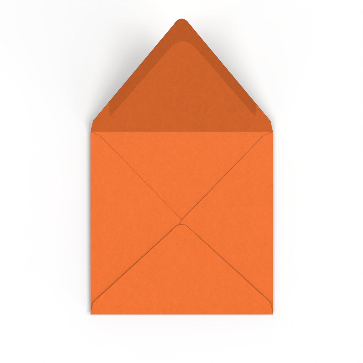 Vuur oranje envelop 155x155 mm