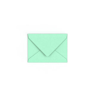 Jade groene envelop 82x113 mm (C7)