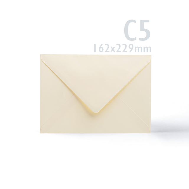 Linen Cards & Envelopes Packs Ivory 210 x 300 x 20 mm