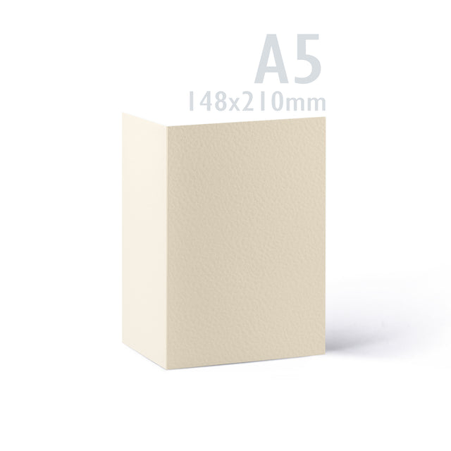 Hammered Cards & Envelopes Pack Ivory 210 x 300 x 20 mm