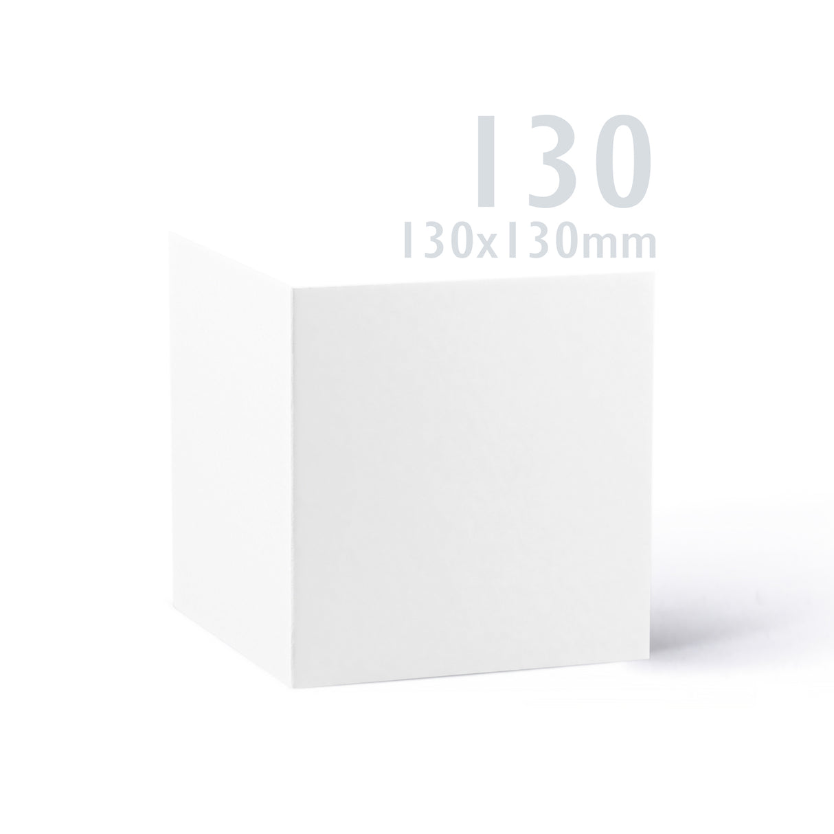 Set witte gladde kaarten 250 g/m² en enveloppen 100 g/m² – verpakking