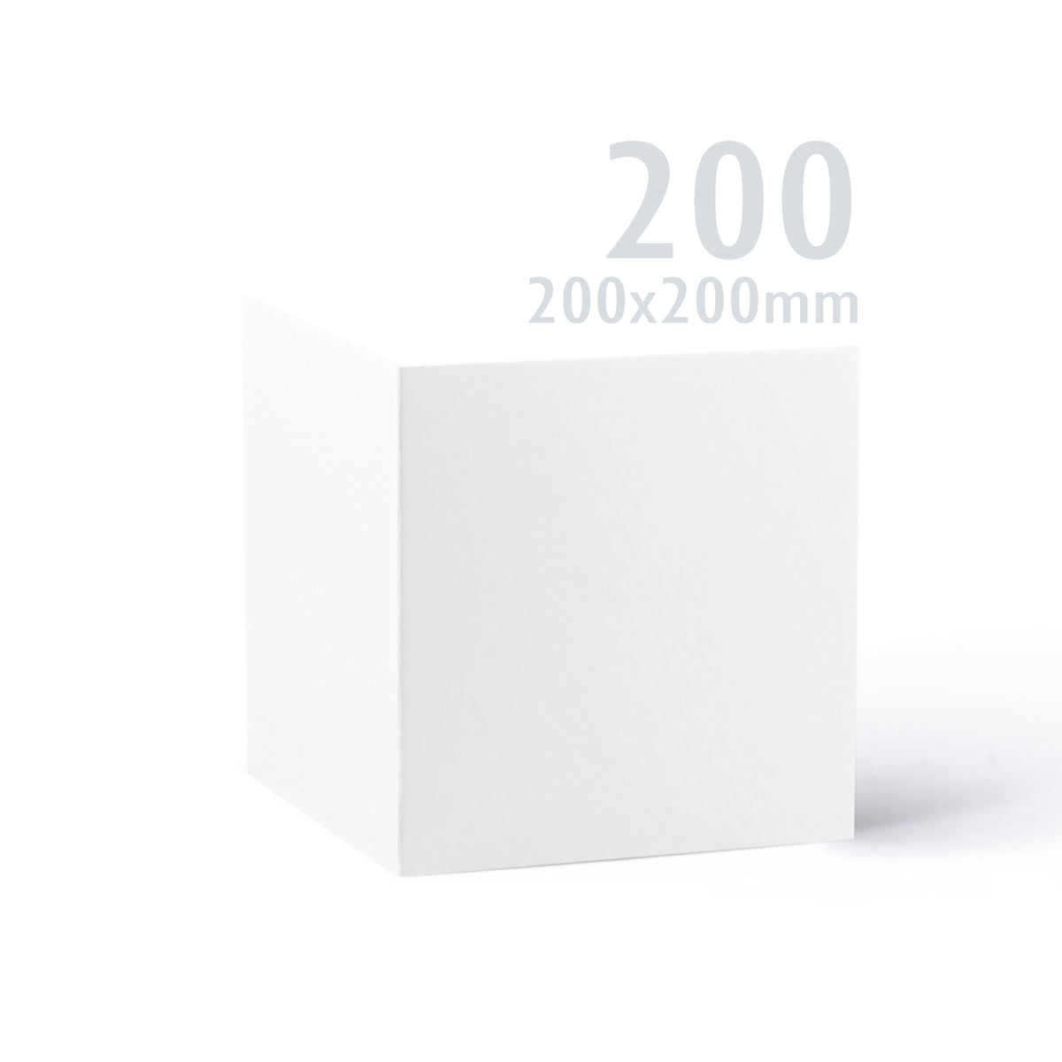 Witte gladde kaarten 300 g/m² en enveloppen 100g/m² – verpakking