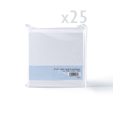 White Smooth Cards & Envelopes Pack