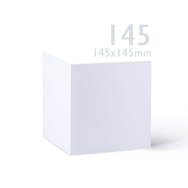 Linen Cards & Envelopes Packs White 155 x 310 x 30 mm