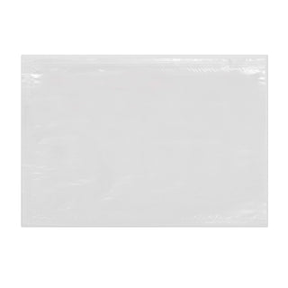 Heldere enveloppen met wikkelsluiting en inbegrepen documenten - niet geprint