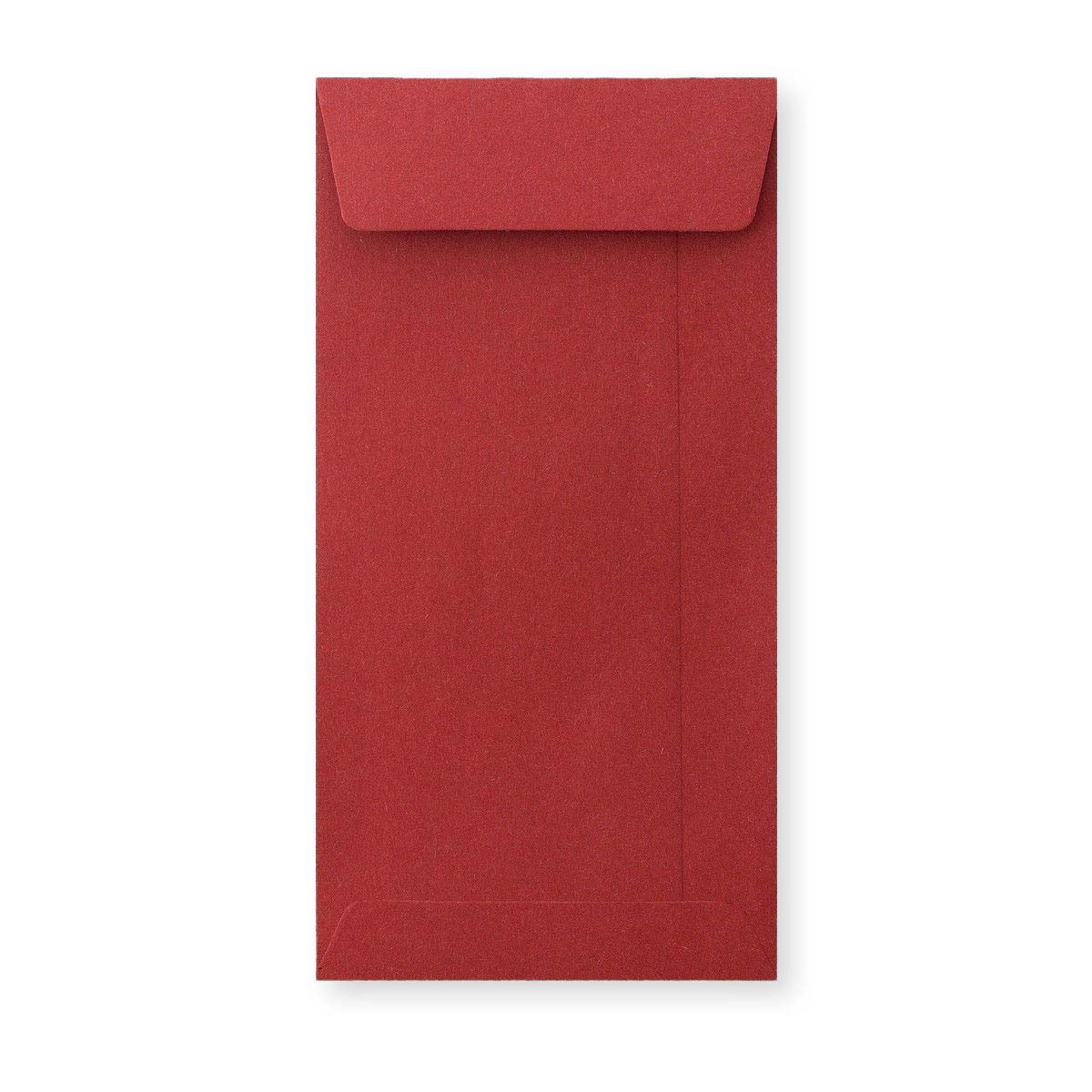 220x110 mm (DL) Donkerrood Pocket Envelope