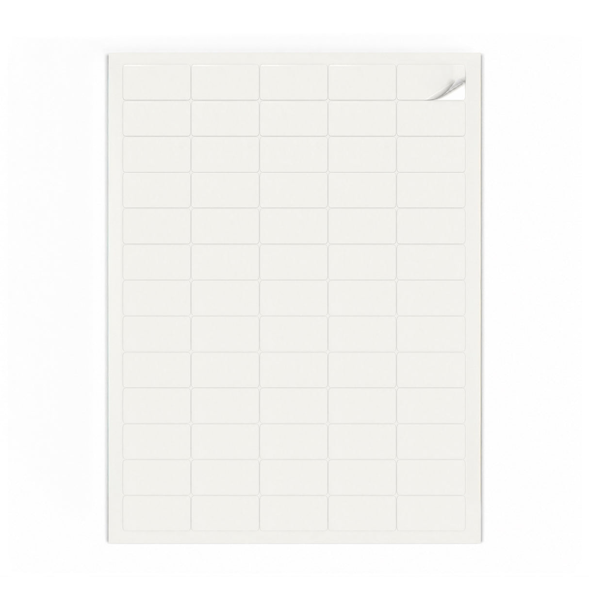 Witte etiketten pakketten XS - 100 vel