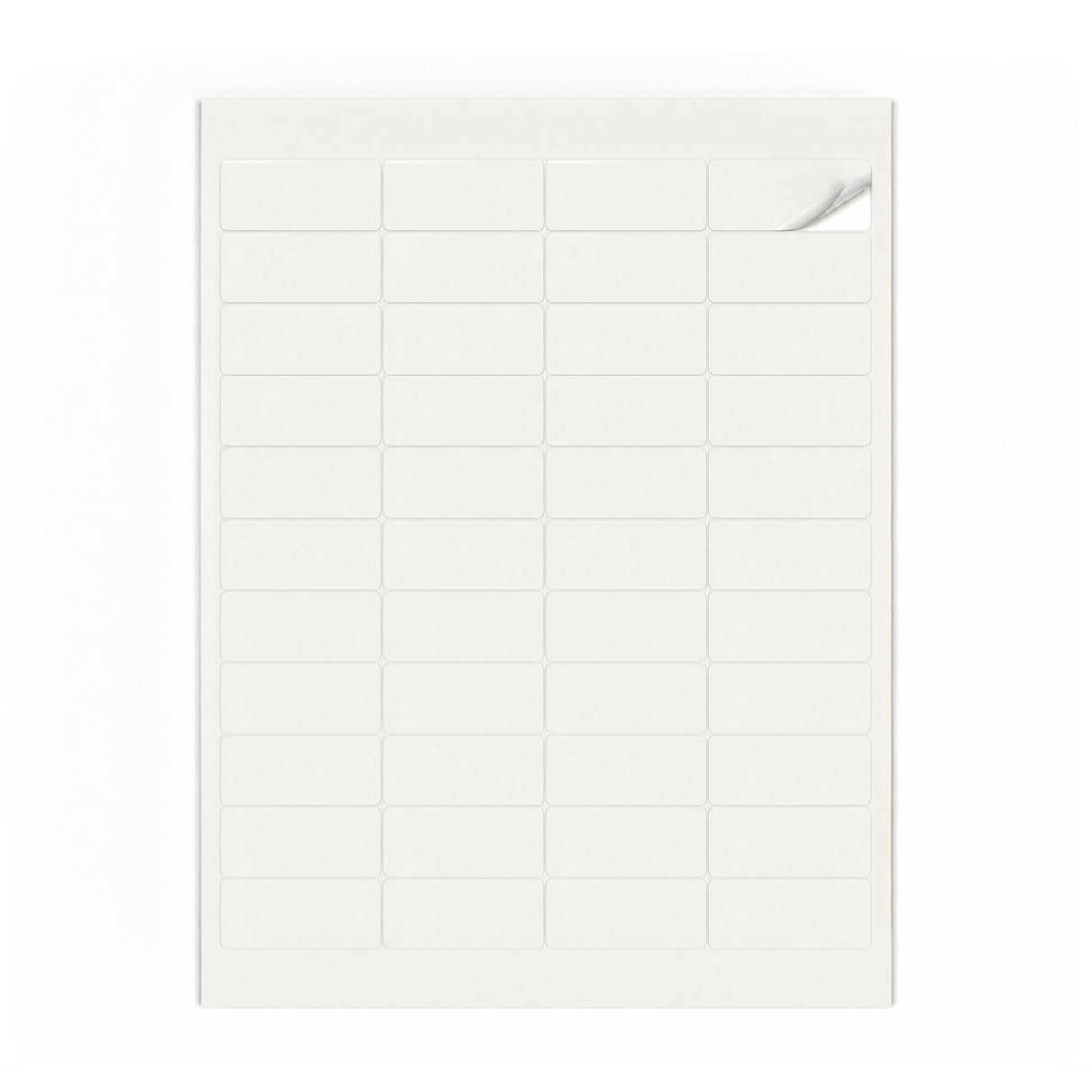 Witte etiketten pakketten XS - 100 vel