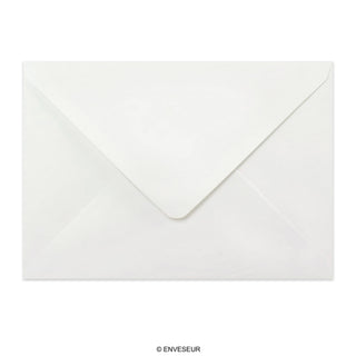 162x229 mm (C5) Wit Gelegde Envelop