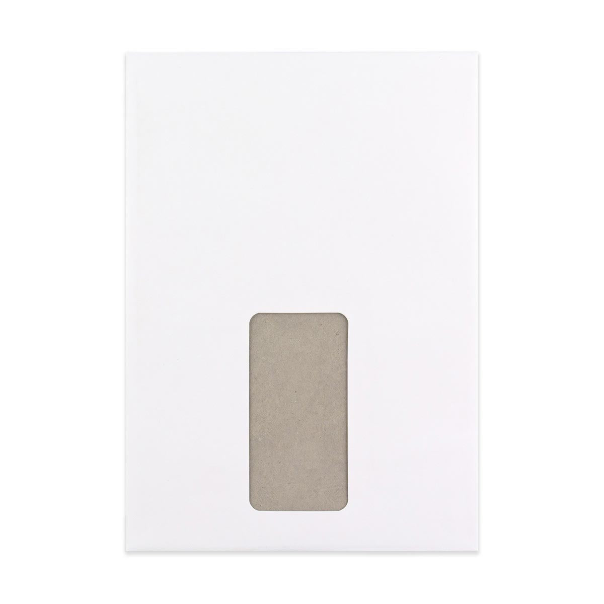 Witte Bordrug Envelop - Venster 229x162 mm (C5)