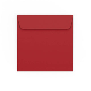 155x155 mm Donkerrood Envelop