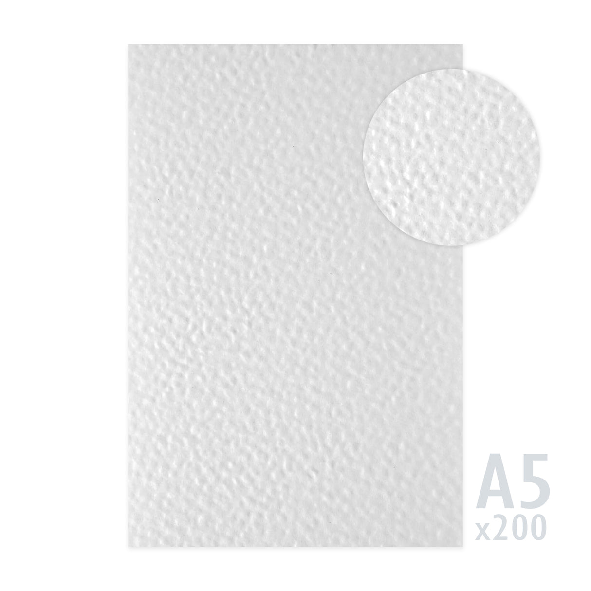 Gehamerd gestructureerd papier 246g/m²