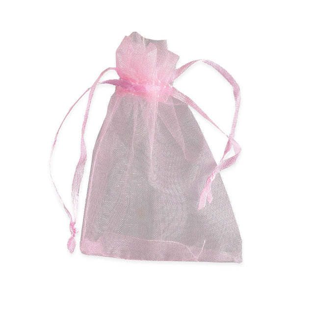 Organza Bags Pink 90 x 70 mm
