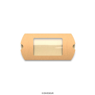 Kraftpapier gondeldoosjes met venster