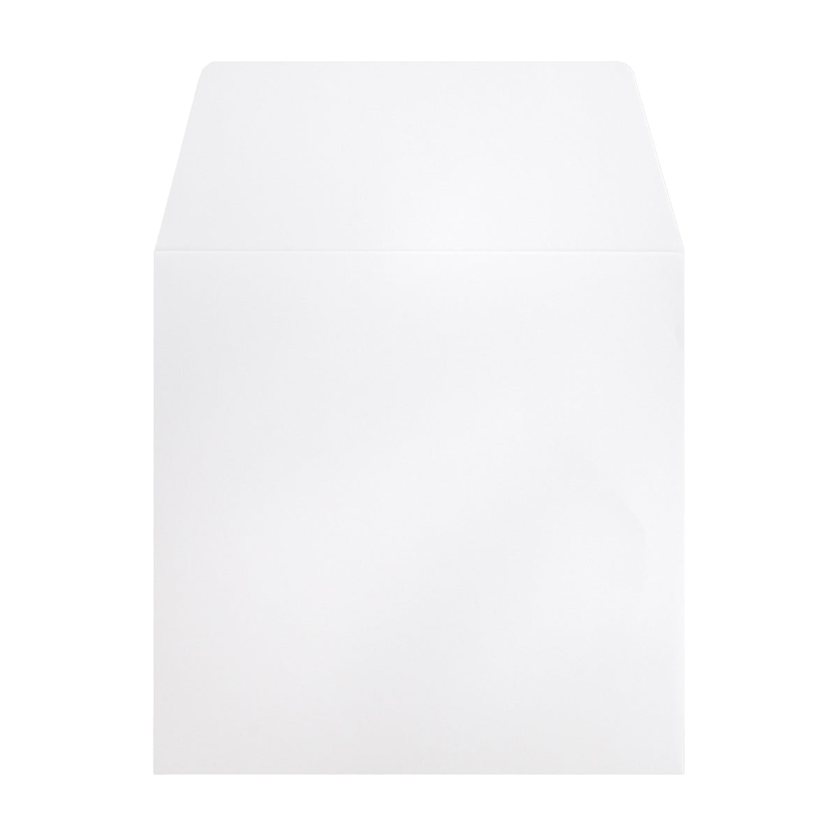 Witte envelop van zwaar papier 125×125 mm