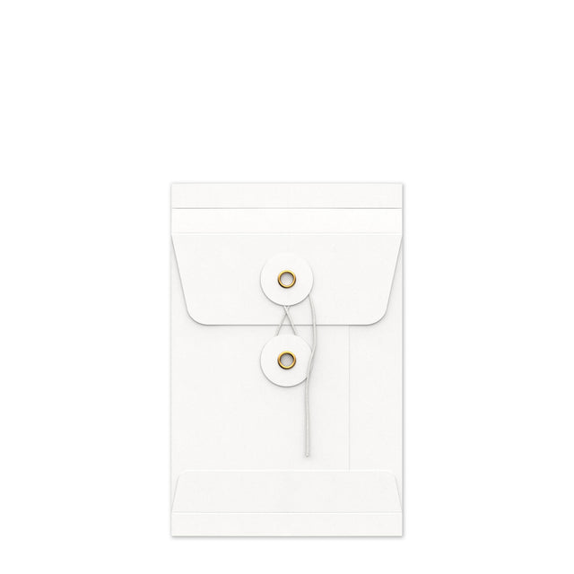 String & Washer Gusset Envelopes White 162 x 114 mm (C6)