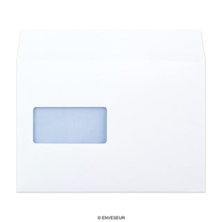 162x229 mm (C5) Witte Envelop