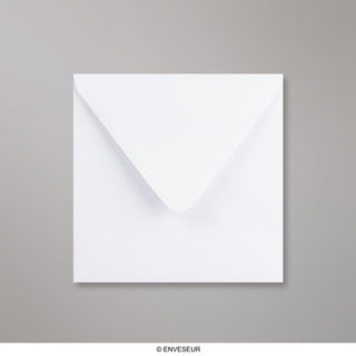 170x170 mm Witte, gegomde envelop