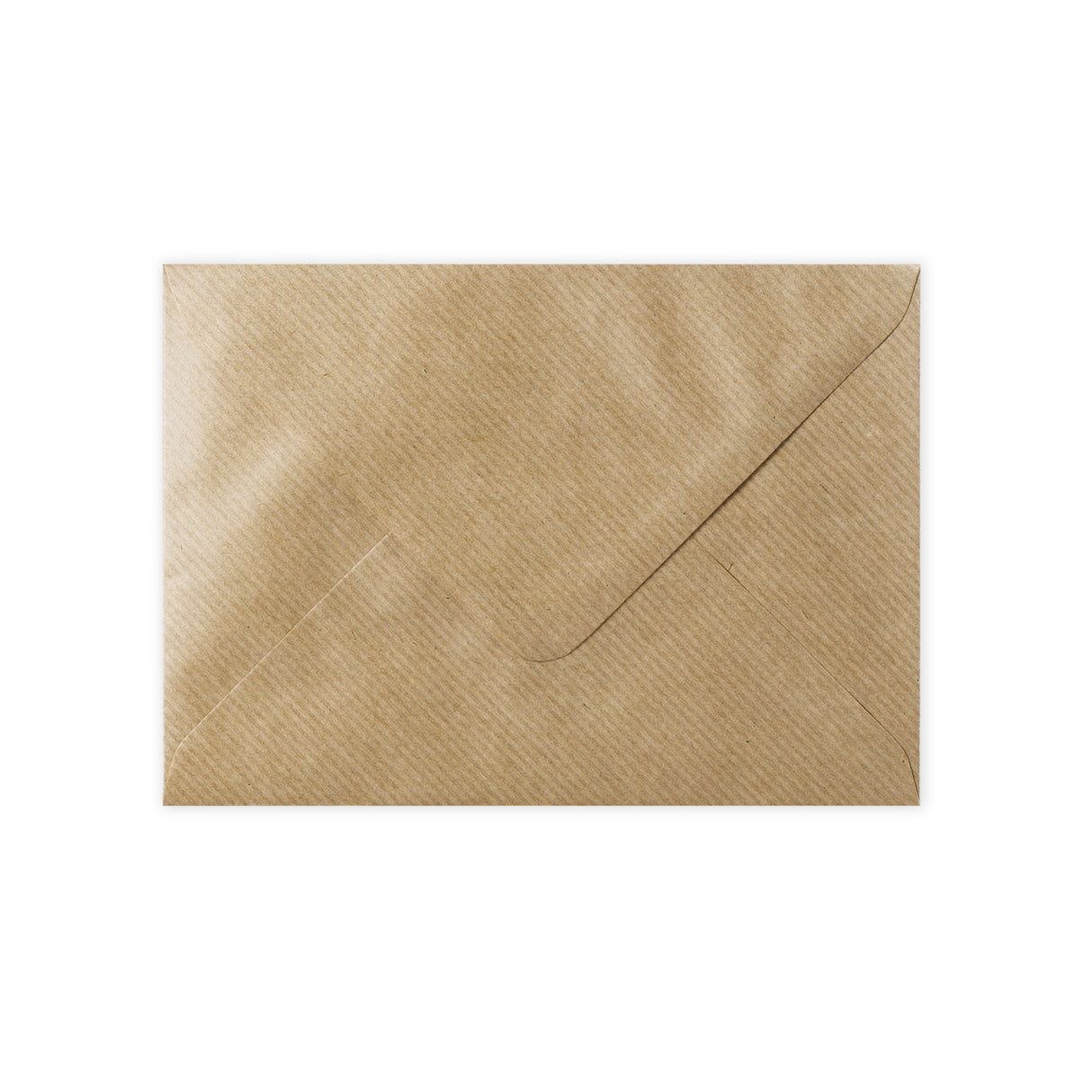 125x175 mm Bruin Geribbelde Envelop