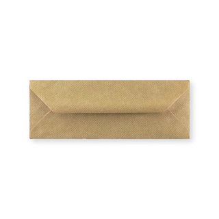 80x215 mm Bruin Geribbelde Envelop