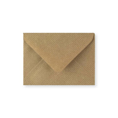82x113 mm (C7) Bruin Geribbelde Envelop