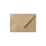 114x162 mm (C6) Bruin Geribbelde Envelop