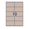 Rectangle Adhesive Labels Fleck 105 x 57 mm (10 labels)