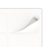 Rechthoekige zelfklevende etiketten