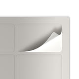 Rechthoekige zelfklevende etiketten