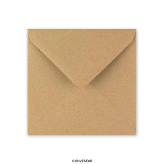 Kraftpapier vierkante enveloppen
