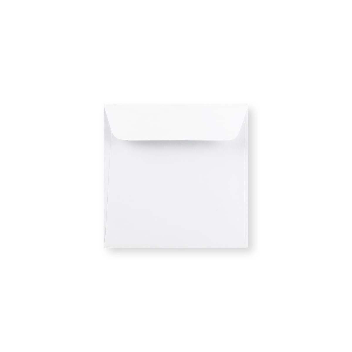 Witte Envelop - Rechte Flap 110x110 mm