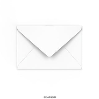 127x190 mm Witte Envelop