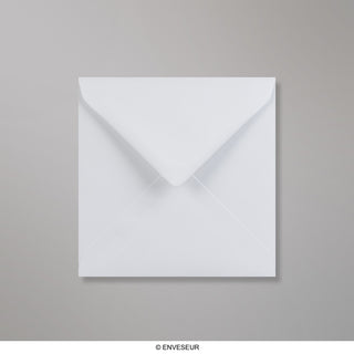 130x130 mm Wit Geweven Envelop