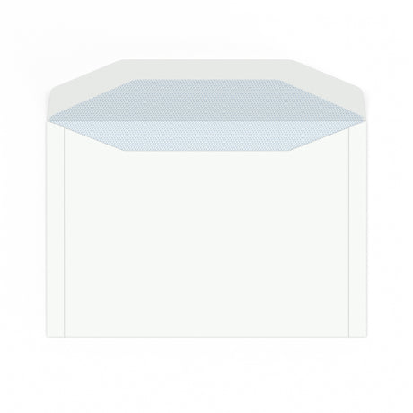 Witte gegomde C5+ envelop 162 x 235mm 90g/m²