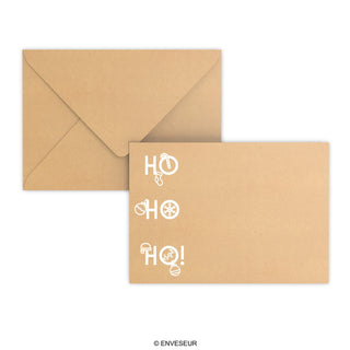 Kerstenvelop HO HO HO