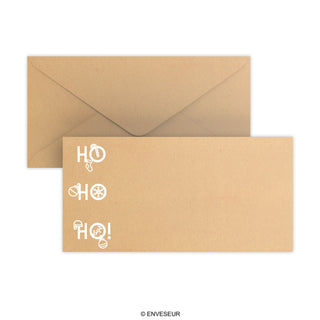 Kerstenvelop HO HO HO