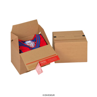 Kartonnen doos met zelfsluiting voor verzending