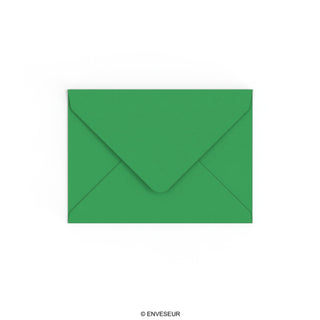 Diepgroene envelop 133x184 mm