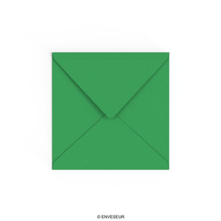 Diepgroene envelop 155x155 mm