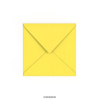 Zonnebloem gele envelop 155x155 mm