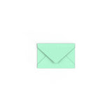 Jade groene envelop 62x94 mm