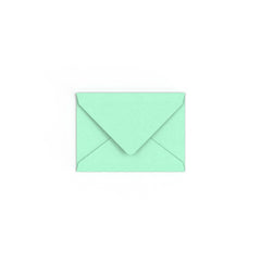 Jade groene envelop 82x113 mm (C7)